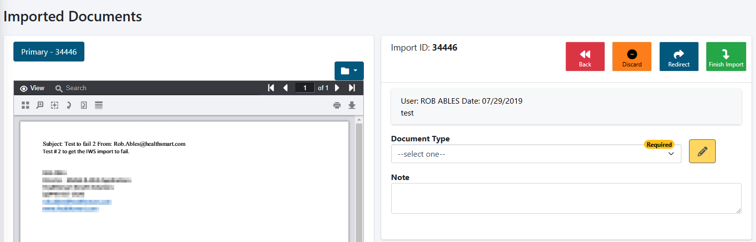 Inbox - IWS Documentation - HealthSmart Confluence Documentation