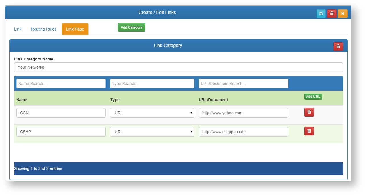 Web eXchange TPA Center Documentation > Links > tpa-setup-links-page.png