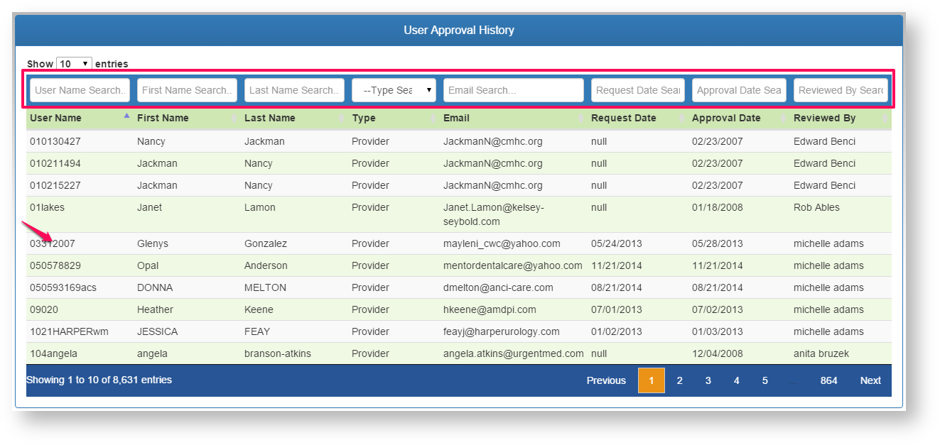 Web eXchange TPA Center Documentation > Utils-Approval History > tpa-admin-approvals.png
