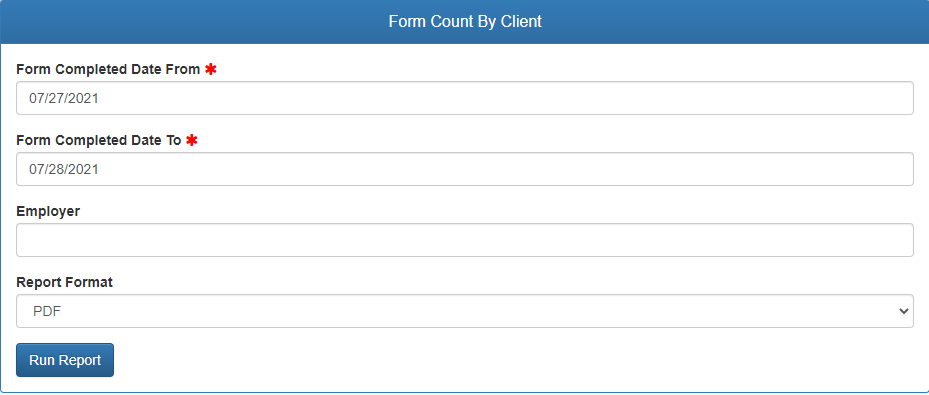 Web eXchange TPA Center Documentation > Form Count By Client > image2021-7-28_14-5-42.png
