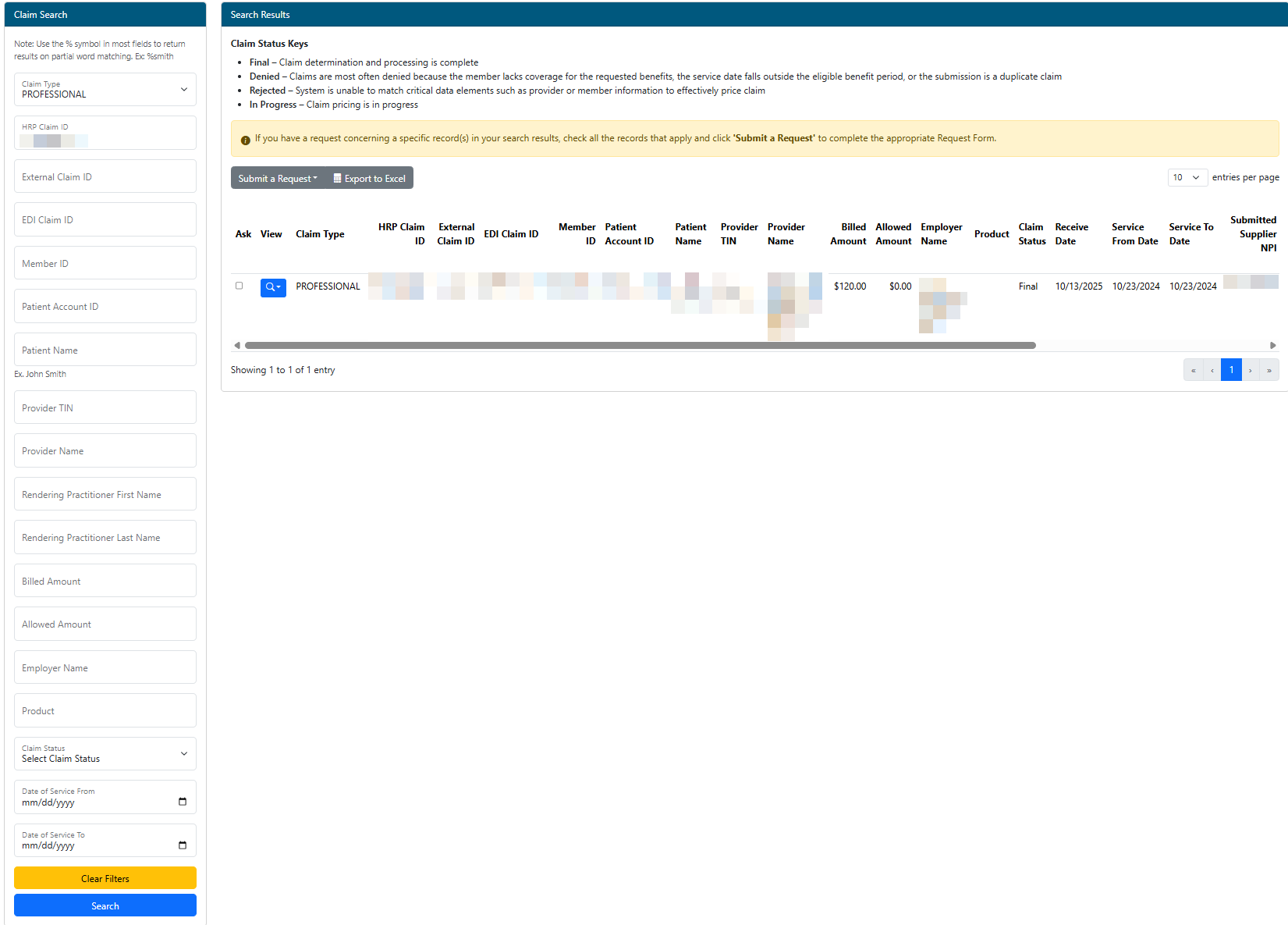 Claims - Web eXchange Network Solutions Admin Documentation ...